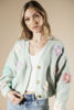 Imagen de Sweater  Cardigan Flores