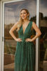 Imagen de Maxi Dress Brillo  Cuello V Profundo