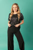 Imagen de Blusa Lentejuelas Cuello Redondo