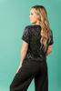 Imagen de Blusa Lentejuelas Cuello Redondo