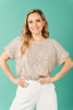 Imagen de Blusa Lentejuelas Cuello Redondo