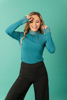 Imagen de Blusa Cuello Alto Abalorios      Exclusiva Pagina)