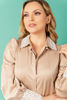 Imagen de Blusa Satin Manga Larga Detalle Perlas, Cuello (Exclusivo Pagina)