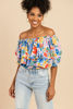 Imagen de Blusa Print Floral Off Shoulder                        (Exclusiva Pagina)