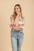 Imagen de Blusa Camisera Satin Estampada Manga Larga       (Exclusiva Pagina)