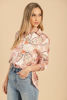 Imagen de Blusa Camisera Satin Estampada Manga Larga       (Exclusiva Pagina)