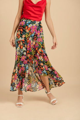 Imagen de Falda Floral Chiffon       (Exclusiva Pagina)