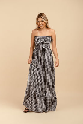 Imagen de Vestido Straple Cuadros                                                                                     (Exclusivo Pagina)