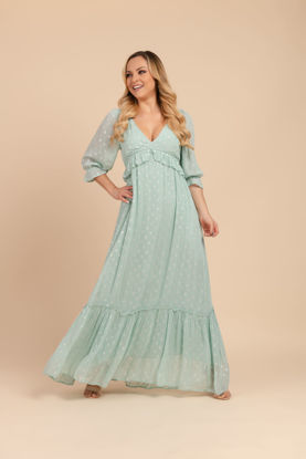 Imagen de Maxi Dress Cuello V                                              (Exclusivo Pagina)