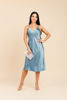 Imagen de Vestido Tirante Satin Solido                                                   (Exclusivo Pagina)