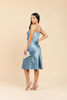 Imagen de Vestido Tirante Satin Solido                                                   (Exclusivo Pagina)