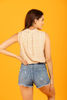 Imagen de Blusa Camisera Sin Mangas Vuelo Frente       (Exclusiva Pagina)