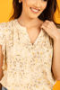 Imagen de Blusa Print Floral Vuelo Mangas      (Exclusiva Pagina)