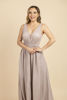 Imagen de Maxi Dress Brillo Cuello V         (Exclusivo Pagina)