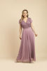 Imagen de Maxi Dress Blusa Croche Cuello V