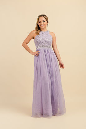 Imagen de Maxi Dress Falda Tull Blusa Con Abalorios                                           (Exclusivo Pagina)