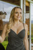 Imagen de Vestido Brillo Tirante Cruzado      (Exclusivo Pagina)