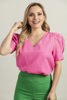 Imagen de Blusa Cuello V Pink