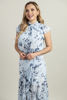 Imagen de Blusa Cuello Alto Estampada       (Exclusiva Pagina)