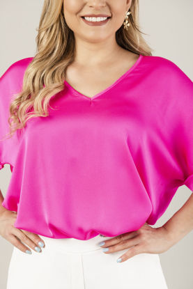 Imagen de Blusa Cuello V Manga Corta     (Exclusivo Pagina)