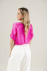 Imagen de Blusa En Satin  Cuello V Manga Corta     (Exclusivo Pagina)