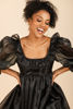 Imagen de Vestido Organza Mangas Ballon         (Exclusivo Pagina)