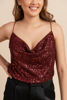 Imagen de Blusa Tirante Lentejuelas Cuello Bobo                    (Exclusiva Pagina)