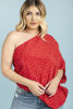 Imagen de Blusa Un Hombro Print Corazones                                            (Exclusiva Pagina)