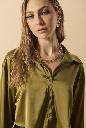 Imagen de Camisera Manga larga Satin                                                (Exclusiva Pagina)
