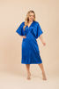 Imagen de Vestido Satin Cuello V                                               (Exclusivo Pagina)