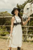 Imagen de Vestido Halter Espalda Cruzada, En Rayon        (Exclusivo Pagina)