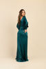 Imagen de Vestido Satin Manga Larga Abiertas (Exclusivo Página)