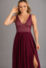 Imagen de Maxi Dress Blusa Brillo Falda Seda
