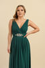Imagen de Vestido Escote en V, Accesorio Metal