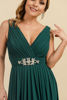 Imagen de Vestido Escote en V, Accesorio Metal