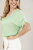 Imagen de Blusa Cuello V Detalle Mangas             (Exclusiva Pagina)