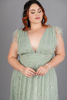 Imagen de Maxi Dress Tull Brillante, Escote Profundo