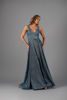 Imagen de Vestido Blusa Piedreria, Falda Brillo