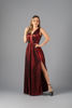 Imagen de Vestido Metálico Cuello V Profundo