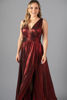 Imagen de Vestido Metálico Cuello V Profundo
