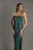 Imagen de Maxi Dress Lentejuelas Tirantes, Detalle Espalda     (Exclusivo Pagina)