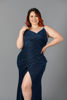 Imagen de Vestido Tirante Drapeado Talla Plus                    (Exclusivo Pagina)