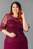 Imagen de Maxi Dress Blusa Encaje Manga Manga 3/4