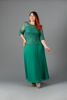 Imagen de Maxi Dress Blusa Encaje Manga Manga 3/4