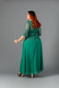 Imagen de Maxi Dress Blusa Encaje Manga Manga 3/4
