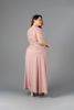 Imagen de Maxi Dress Blusa Encaje, Manga Corta
