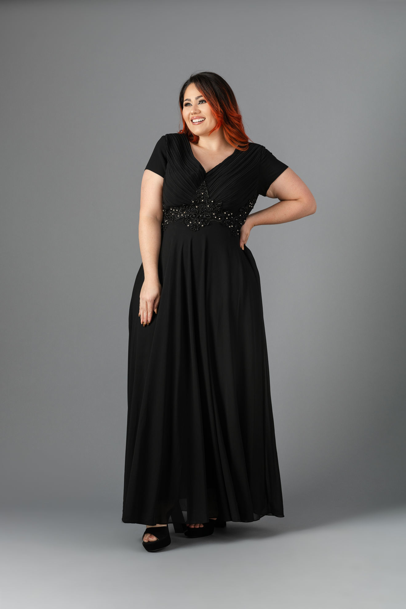 Imagen de Vestido Plus con Manga