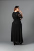 Imagen de Maxi Dress, Blusa Encaje Cuello V, Falda Seda