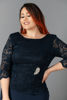 Imagen de Maxi Dress Blusa Encaje, Prendedor Plateado