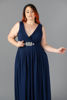 Imagen de Maxi Dress Escote En V, Accesorio Metal